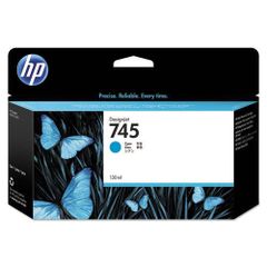 HP 745 130-ml Cyan Ink Cartridge (F9J97A)