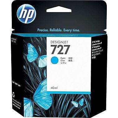 HP 727 300-ml Cyan Ink Cartridge (F9J76A)