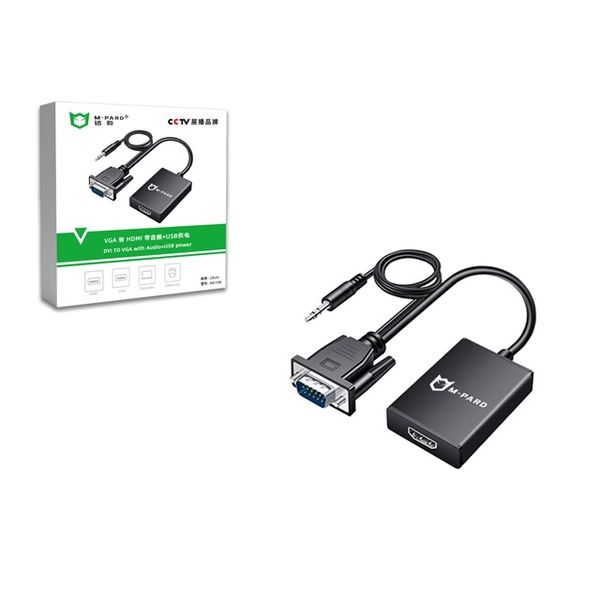 Cáp chuyển VGA K -> HDMI L + Audio M-PARD (MD108)