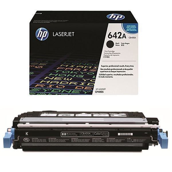 HP 642A Black Original LaserJet Toner Cartridge CB400A