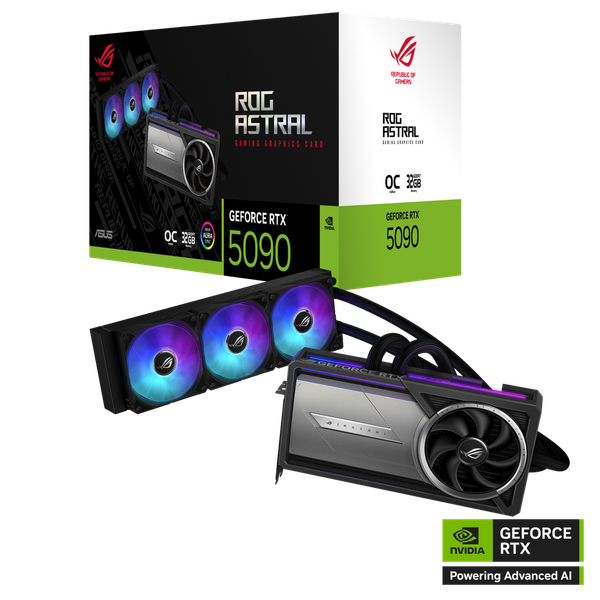Card màn hình ASUS ROG Astral LC GeForce RTX 5090 32GB GDDR7 OC Edition (ROG-ASTRAL-LC-RTX5090-O32G-GAMING)