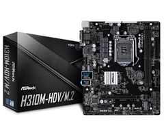 Main Asrock H310M-HDV/M.2 (Chipset Intel H310/ Socket LGA1151/ VGA onboard)