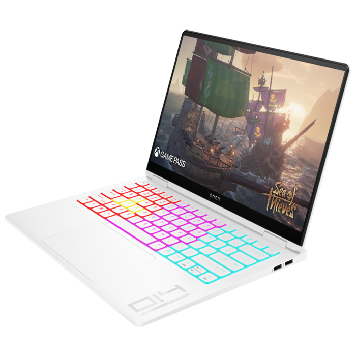 Laptop - Máy tính xách tay HP OMEN 14-fb0135TX U7-155H/16G/1TBSSD/14.0_2.8K@120Hz/WL/BT/6C71/W11SL/8G_RTX 4060/RGB_KB/TRẮNG