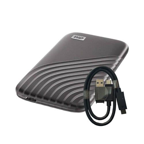 Ổ CỨNG DI ĐỘNG WD MY PASSPORT SSD 500GB XÁM USB 3.2 WDBAGF5000AGY-WESN