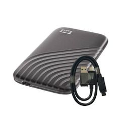 Ổ CỨNG DI ĐỘNG WD MY PASSPORT SSD 500GB XÁM USB 3.2 WDBAGF5000AGY-WESN