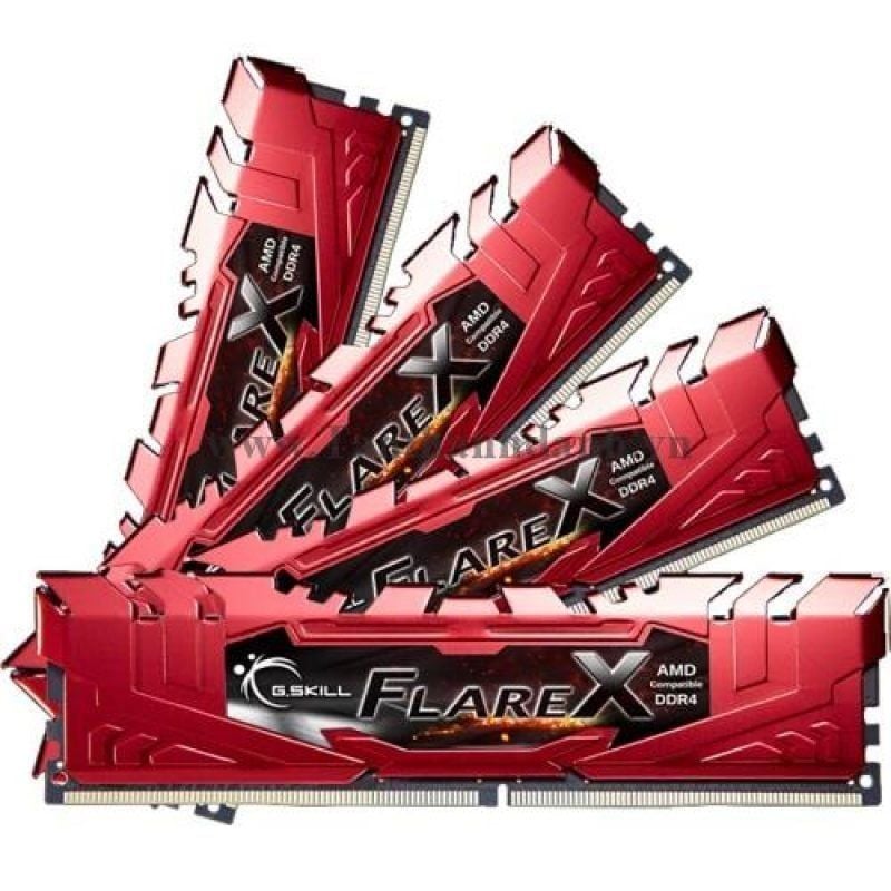 G.Skill 計32GB 4枚 x 8GB 2400 DDR4 X Flare G.SKILL 32GB CL16 Ryzen AMD for PC4-25600 3200MHz DDR4 X Flare メモリー