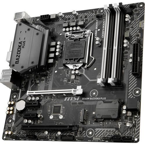 Main MSI B360M BAZOOKA PLUS (Chipset Intel B360/ Socket LGA1151/ VGA onboard)