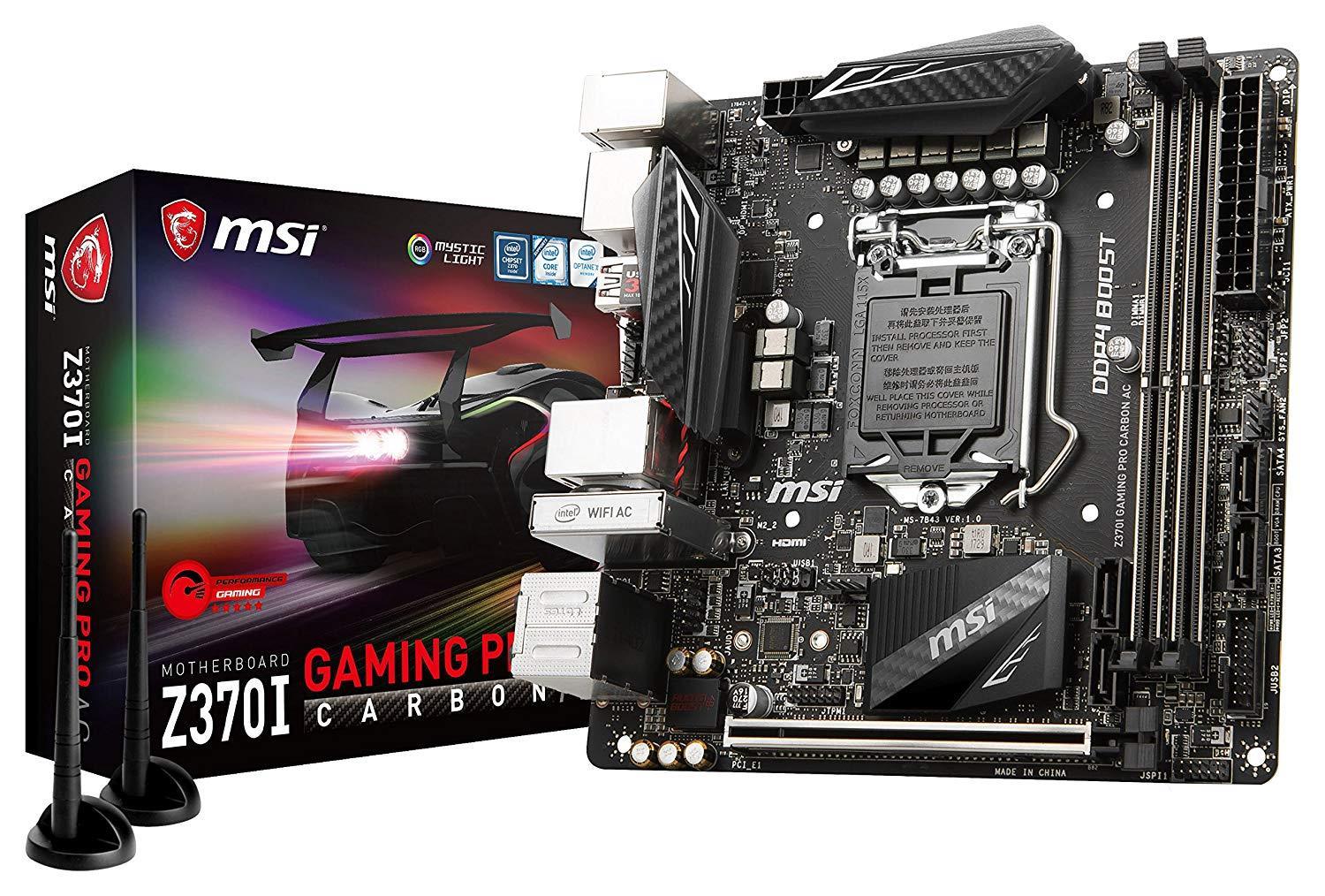 Gaming Pro Carbon Ac Msi Mpg Z370 Gaming Plus Carbon Motherboard