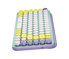 Bàn phím không dây Logitech Emoji Pop Keys -Tím (920-010578)