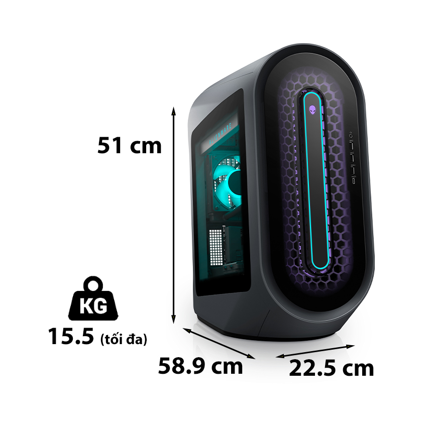 Máy bộ Dell Alienware Aurora R13 (i7-12700KF/16GB RAM/512GB SSD/RTX308