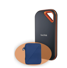 Ổ cứng di động External SSD Sandisk Extreme Pro V2 E81 4TB USB 3.2 Gen2 x2 SDSSDE81-4T00-G25