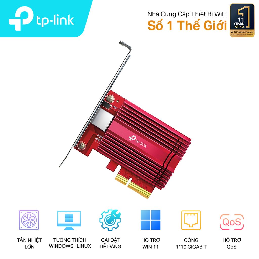 Card mạng LAN TP-Link TX401 10G PCI-Ex4