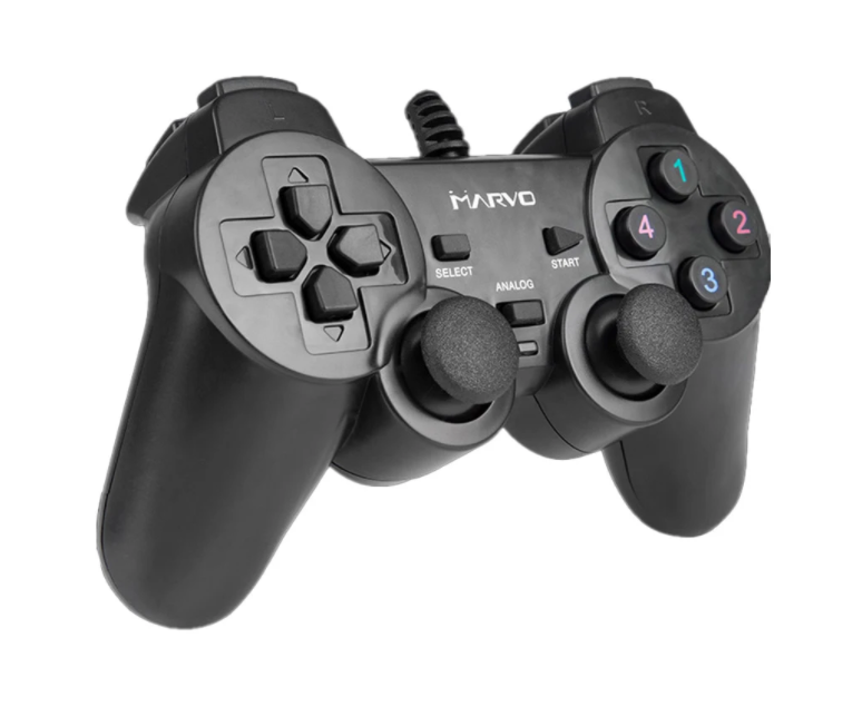 Tay cầm Game pad MARVOGT 007 USB (đôi rung) (Đen)