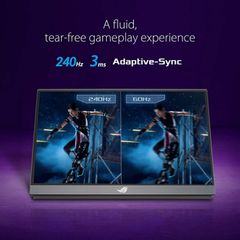 Màn hình ASUS ROG STRIX XG17AHPE Portable Gaming Monitor – 17.3 inch, FHD, IPS, 240Hz, Adaptive-sync, USB-C, PIN 7800mAh