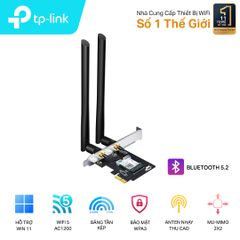 Card mạng không dây PCIE TP-Link Archer T5E AC1200Mbps Bluetooth