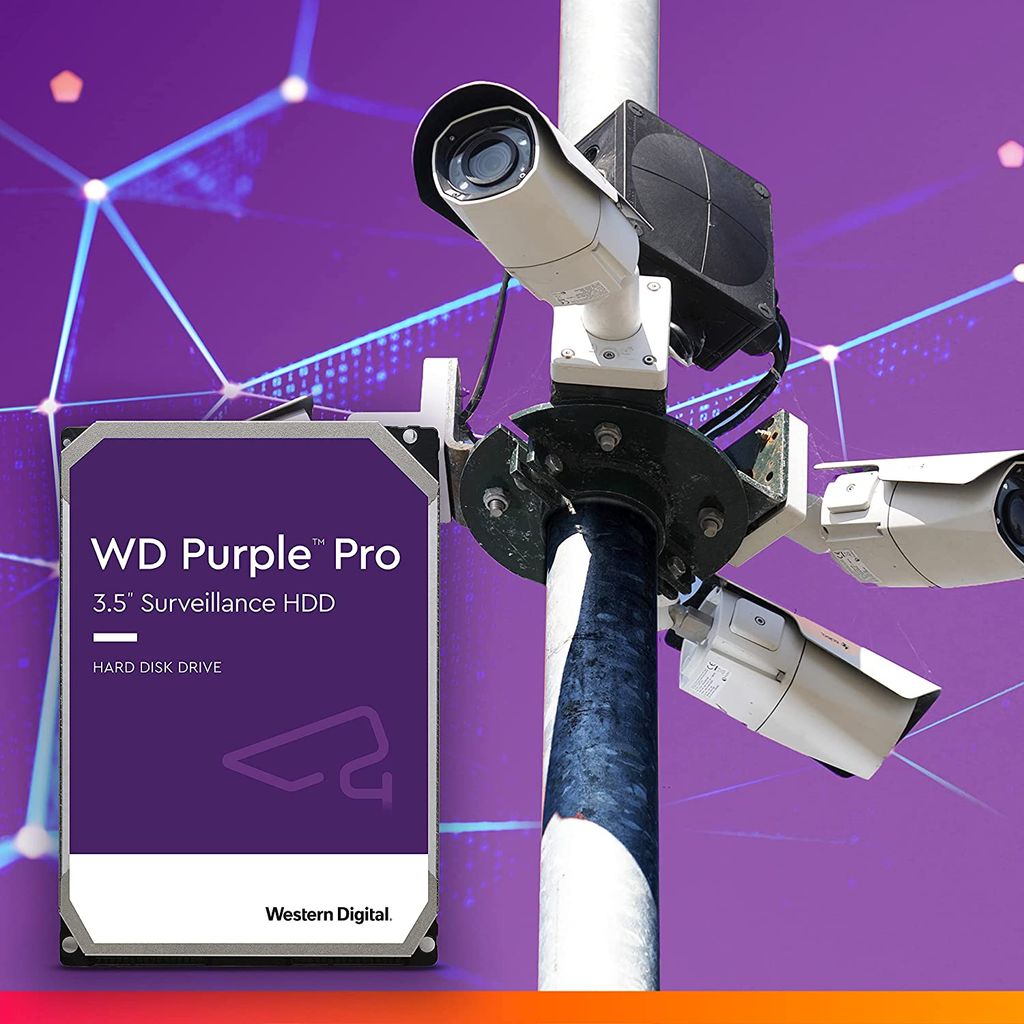 Ổ cứng HDD WD Purple Pro 14TB 3.5 inch/7200RPM,SATA/512MB Cache (WD141PURP)