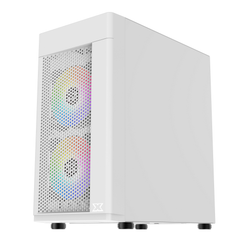 Case XIGMATEK AERO ARTIC 2F (EN46614) - M-ATX, 1 SIDE TEMPERED GLASS, 2 FAN X20F