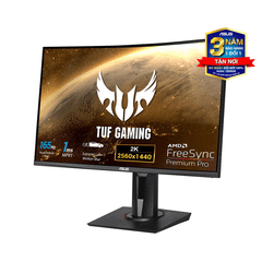 Màn hình Asus VG27WQ (27inch/2K-WQHD/VA/165Hz/1ms/400nits/HDMI+DP+Audio/FreeSync/Cong)