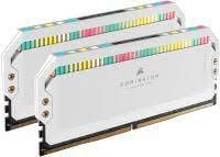 Ram Corsair DDR5, 5200MHz 32GB 2x32GB DIMM, DOMINATOR PLATINUM RGB White Heatspreader, RGB LED, C40, 1.25V - CMT64GX5M2B5200C40W