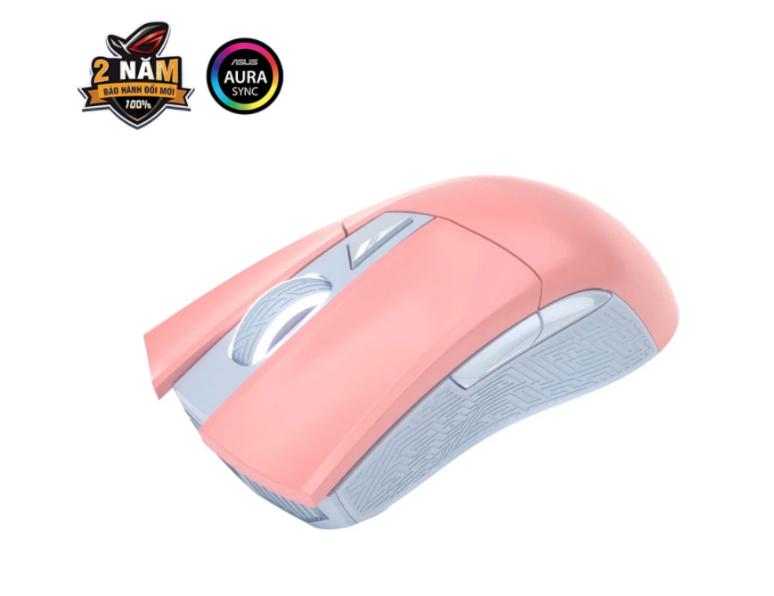 Chuột gaming ASUS ROG Gladius II Origin PNK Ltd (Hồng)