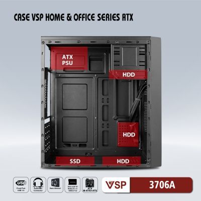 Case máy tính VSP 3706A