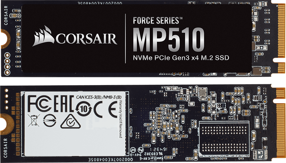 SSD Corsair 960GB MP510 PCIe Gen3 x4 M.2 – CSSD-F960GBMP510B