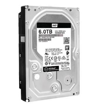 Ổ cứng HDD WD 6TB Black 3.5 inch, 7200RPM, SATA, 256MB Cache (WD6003FZBX)