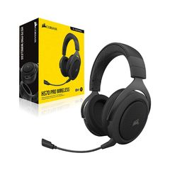 Tai nghe không dây Corsair HS70 PRO WIRELESS Carbon (CA-9011211-AP)