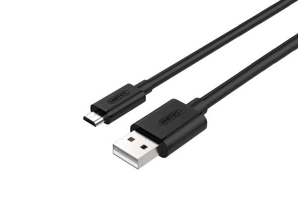 Cáp USB 2.0->Micro 3 sợi 0.3m Y-C4008BK UNITEK