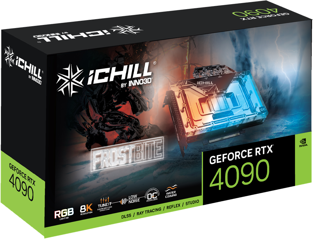 VGA INNO3D GEFORCE RTX 4090 ICHILL FROSTBITE