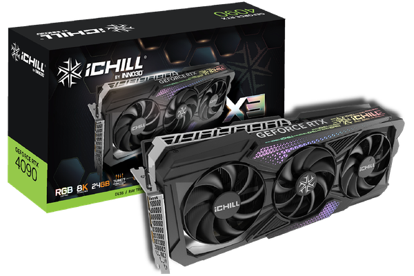 INNO3D GEFORCE RTX™ 4090 ICHILL X3 – 24GB GDDR6X