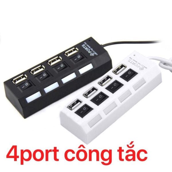 Hub USB 4p công tắc