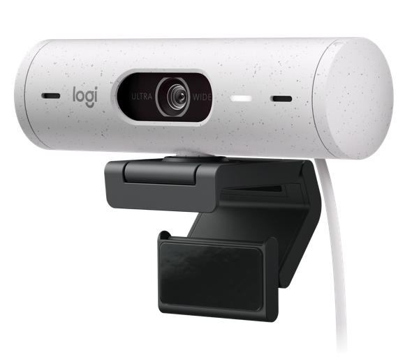 Webcam Logitech BRIO 500 1080p FHD Trắng nhạt 960-001429