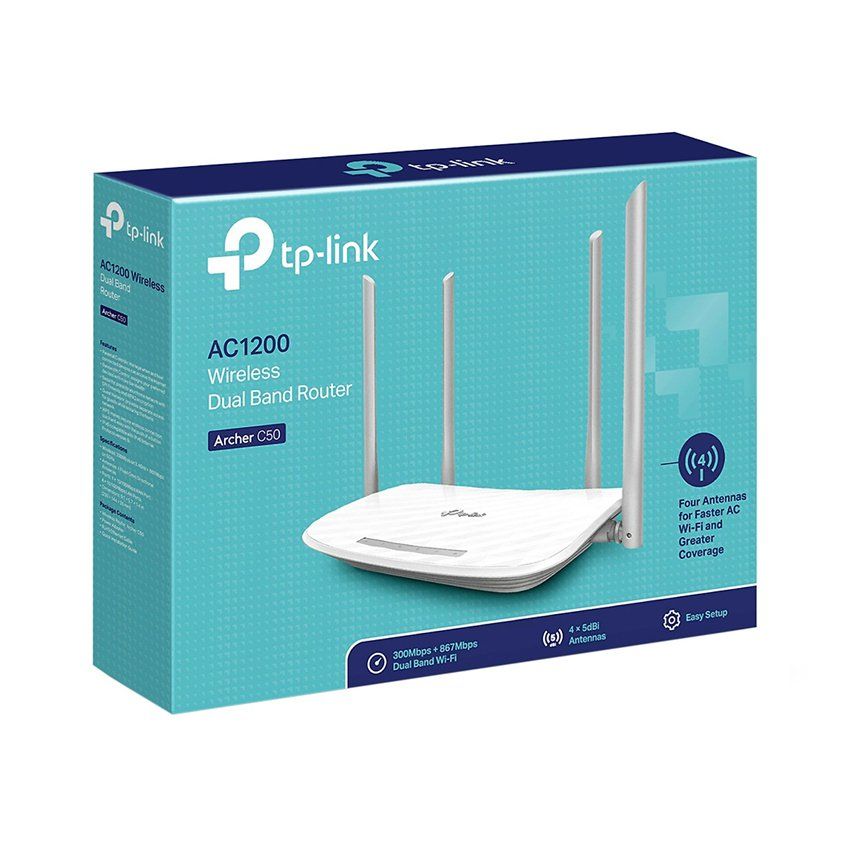 Bộ phát wifi TP-Link Archer C50 Wireless AC1200Mbps