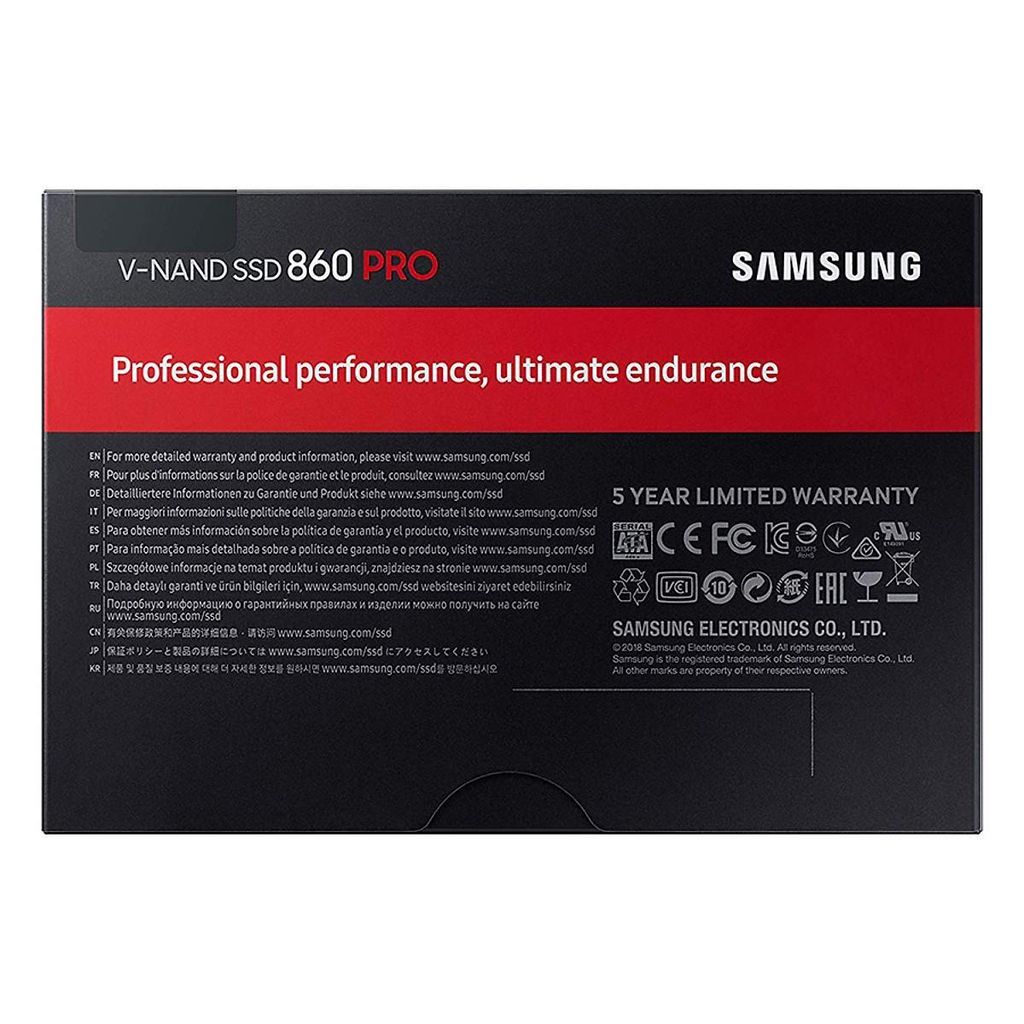 Ổ cứng SSD Samsung 860 Pro 1TB (MZ-76P1T0BW)