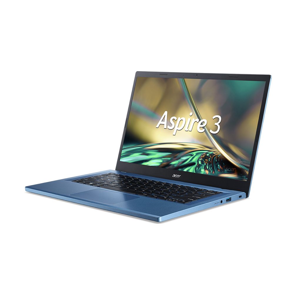 Laptop - Máy tính xách tay Acer Aspire 3 A314-36M-34AP NX.KMRSV.001 (Intel Core i3-N305 | 8GB | 512GB | Intel UHD | 14 inch FHD | Win 11 | Iris Blue)