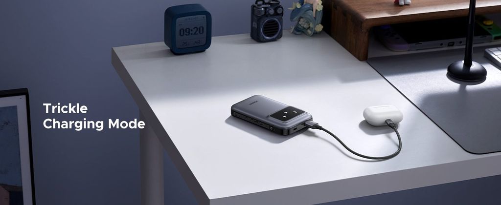 Pin Sạc Dự Phòng UGREEN PB571 5000mAh với Cáp USB Type C Tích Hợp