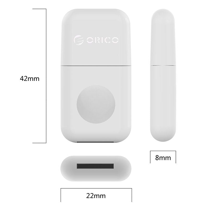 Đầu đọc thẻ nhớ MicroSD Orico CRS12 (USB 3.0 - Màu ghi xám)