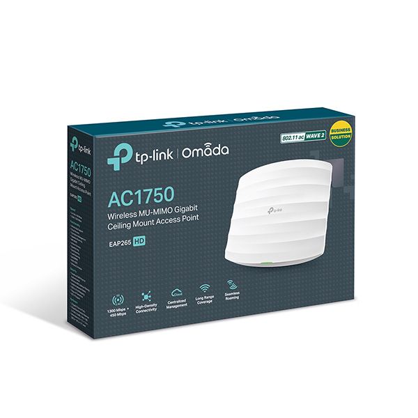 Bộ phát Wifi TP-Link EAP265 HD AC1750 MU-MIMO (gắn trần)