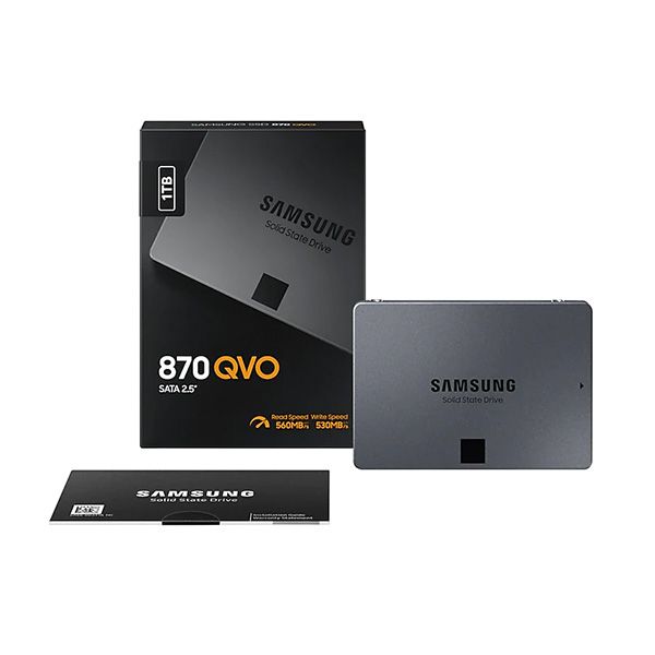 Ổ SSD Samsung 870 Qvo MZ-77Q1T0BW 1Tb (SATA3/ 2.5Inch/ 560MB/s/ 530MB/s)