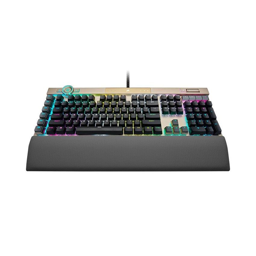 Bàn phím cơ Corsair K100 RGB Midnight Gold Optical sw (USB) (CH-912A21A-NA)