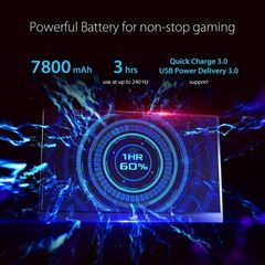Màn hình ASUS ROG STRIX XG17AHPE Portable Gaming Monitor – 17.3 inch, FHD, IPS, 240Hz, Adaptive-sync, USB-C, PIN 7800mAh