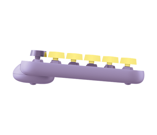 Bàn phím không dây Logitech Emoji Pop Keys -Tím (920-010578)