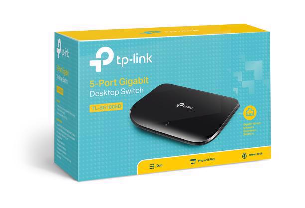 Switch TP-Link TL-SG1005D 5 Port 10/100/1000 Mbps Vỏ nhựa