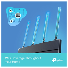 Bộ phát wifi 6 TP-Link Archer AX12 (Chuẩn AX/ AX1500Mbps/ 4 Ăng-ten ngoài/ Wifi Mesh/ 35 User)