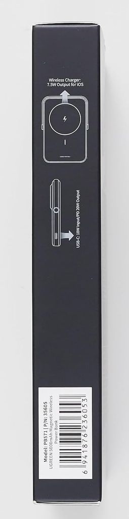 Pin Sạc Dự Phòng UGREEN PB571 5000mAh với Cáp USB Type C Tích Hợp