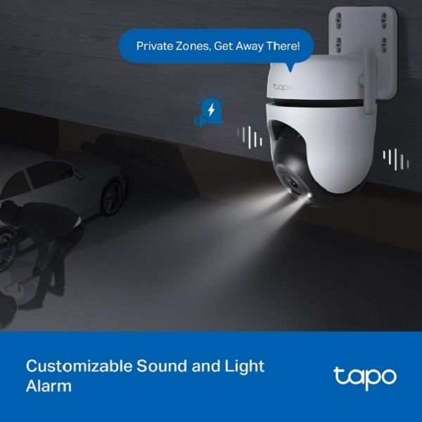 Camera ip wifi ngoài trời TP-Link Tapo C520WS (2K 4MP/ Quay quét)