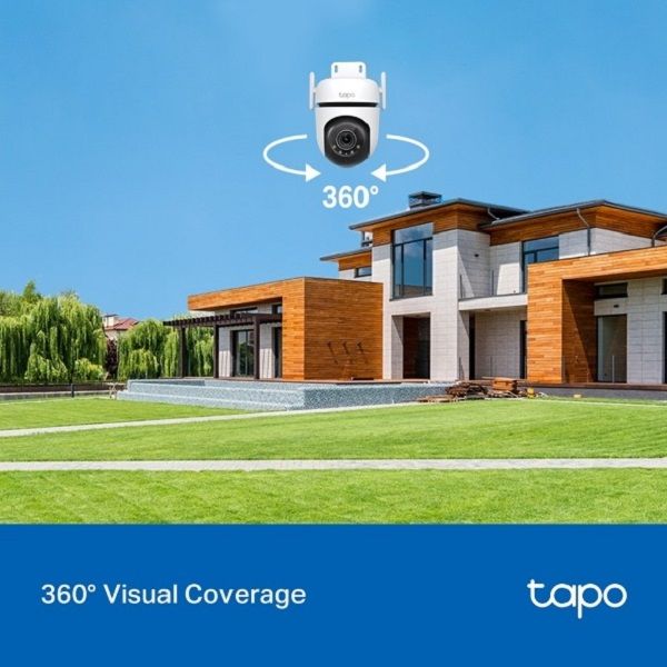 Camera ip wifi ngoài trời TP-Link Tapo C520WS (2K 4MP/ Quay quét)