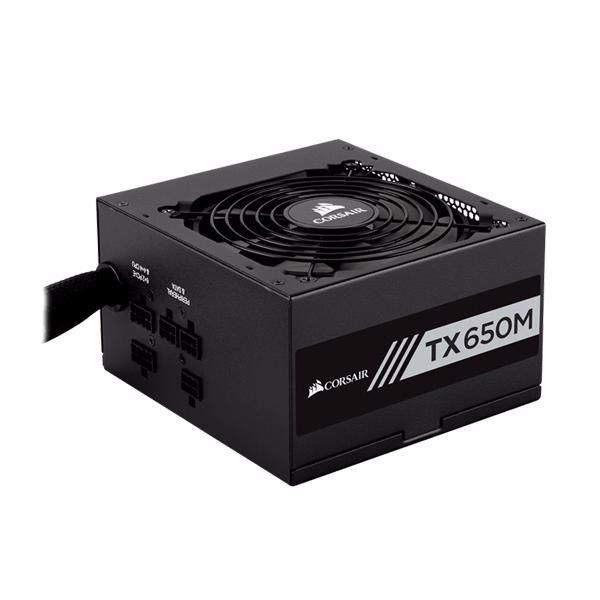 Nguồn Máy tính Corsair TX650M – 80 Plus Gold – Semi Modul (CP-9020132-NA)