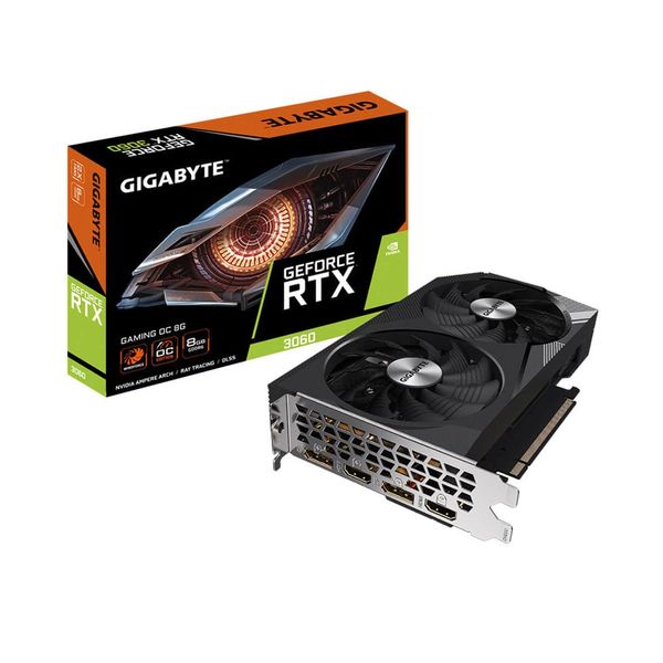 VGA - Card màn hình Gigabyte RTX 3060 GAMING OC 8GB (N3060GAMING OC-8GD)
